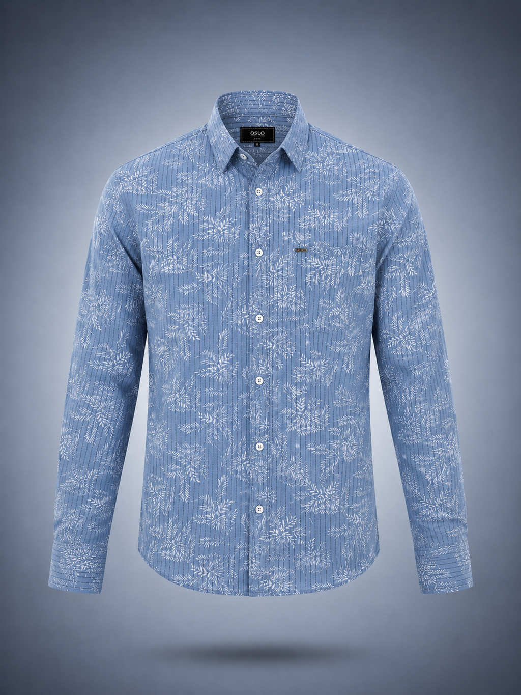 Azure Botanical Shirt