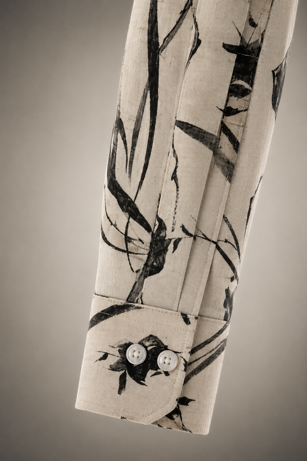 Ivory Noir Botanical Shirt