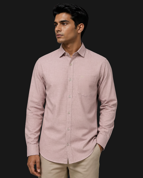 Blush Pink Linen Shirt