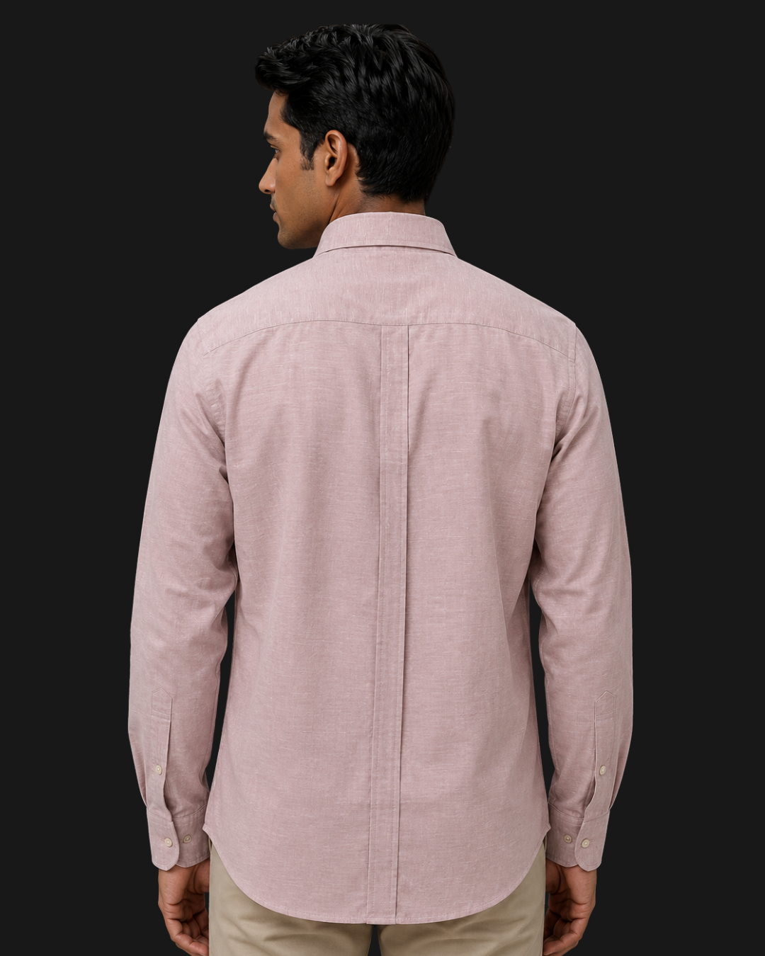 Blush Pink Linen Shirt