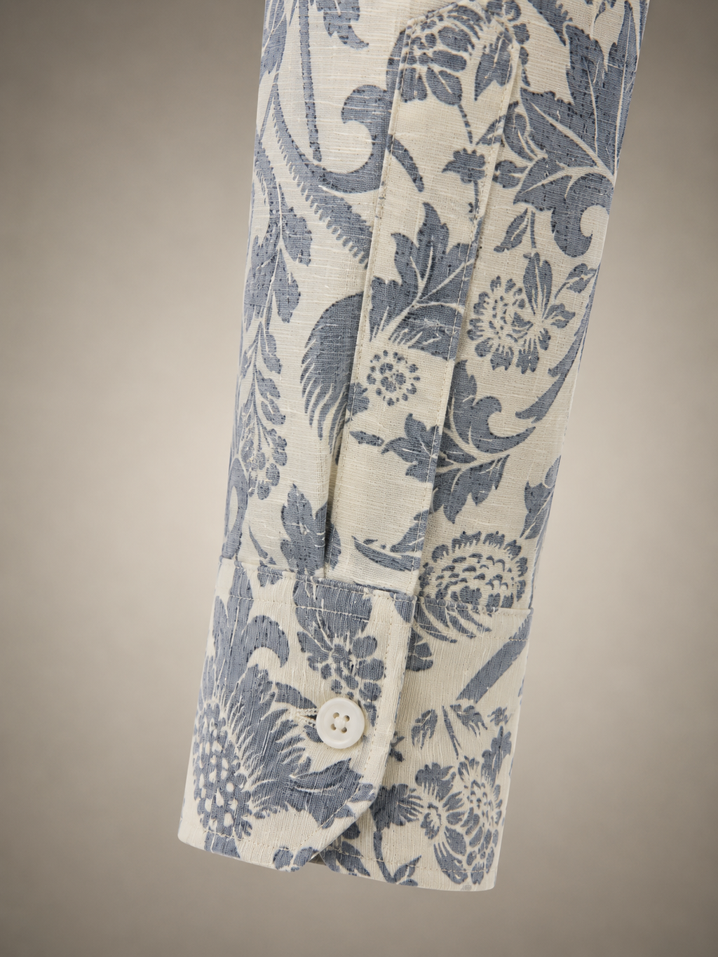 Ivory Bloom Printed Shirt