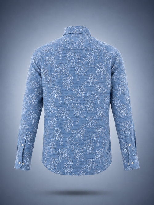 Azure Botanical Shirt