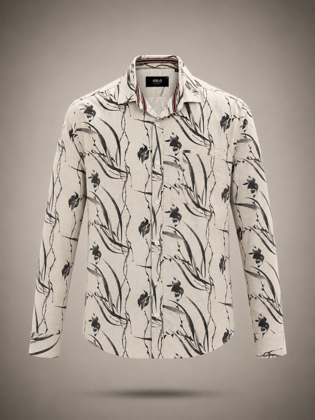 Ivory Noir Botanical Shirt