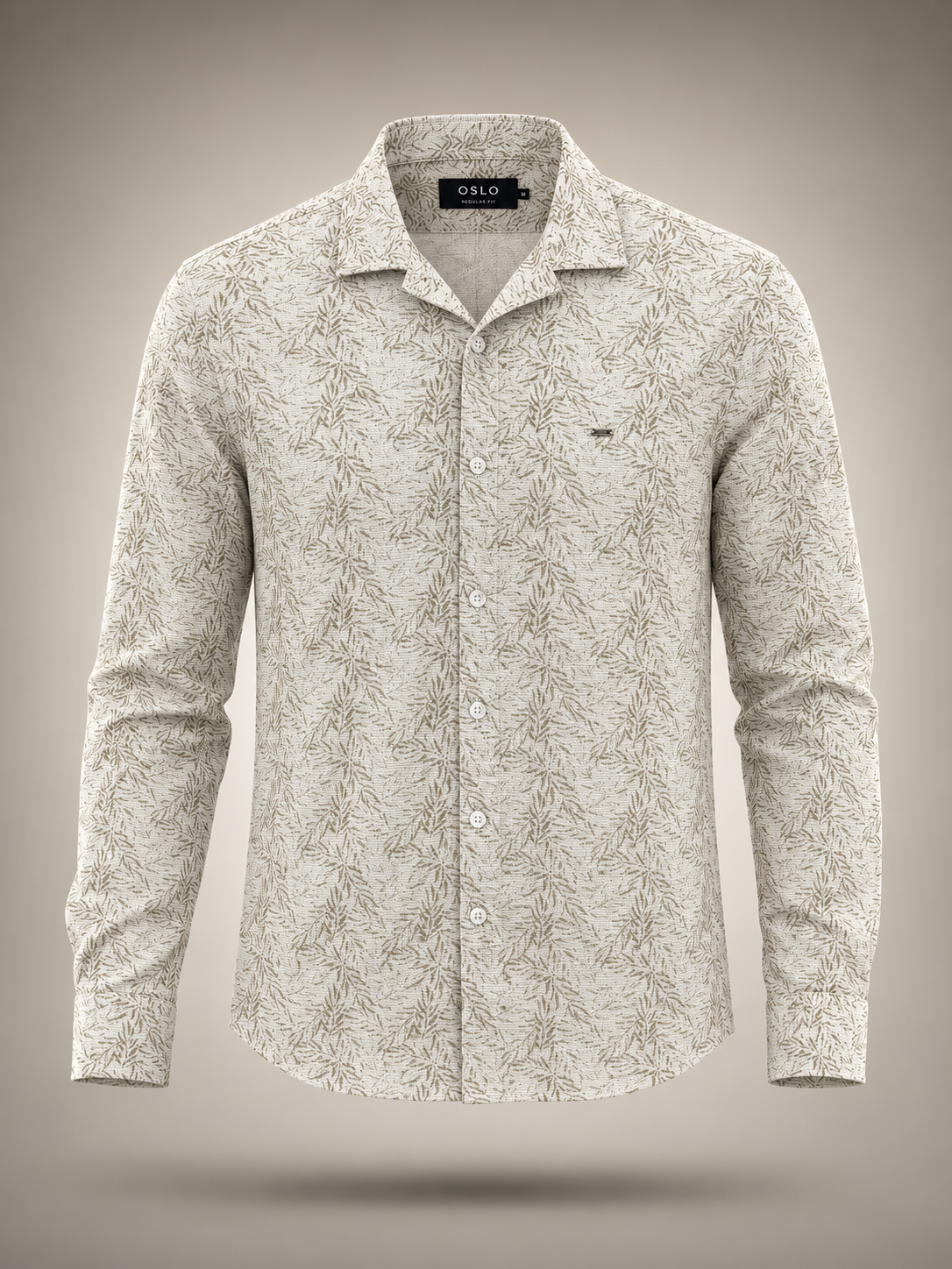 Sand Leaf Textured Shirt