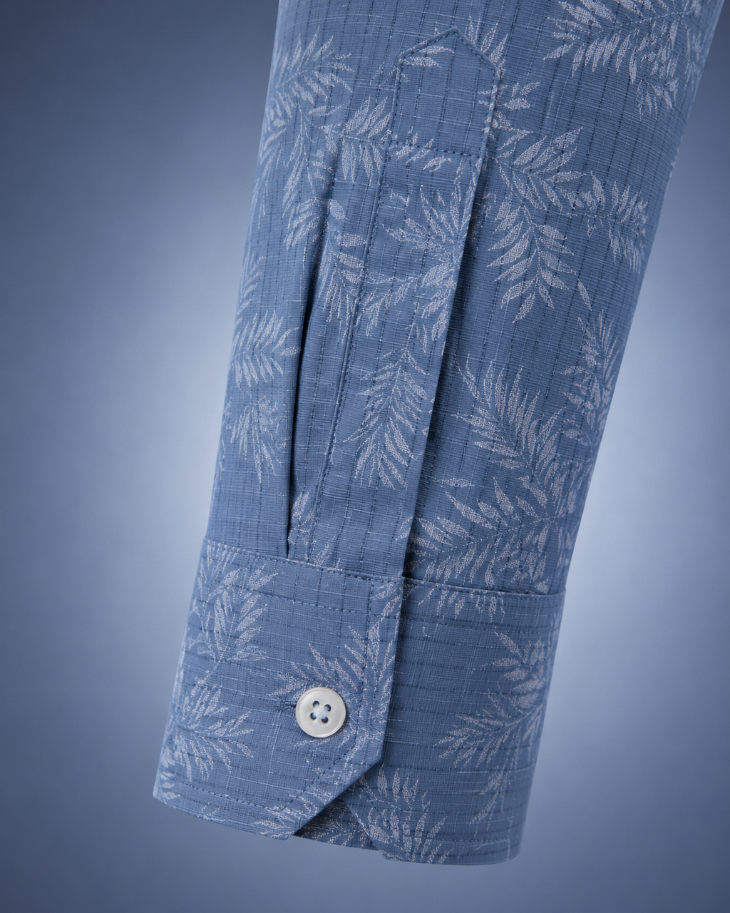 Azure Botanical Shirt