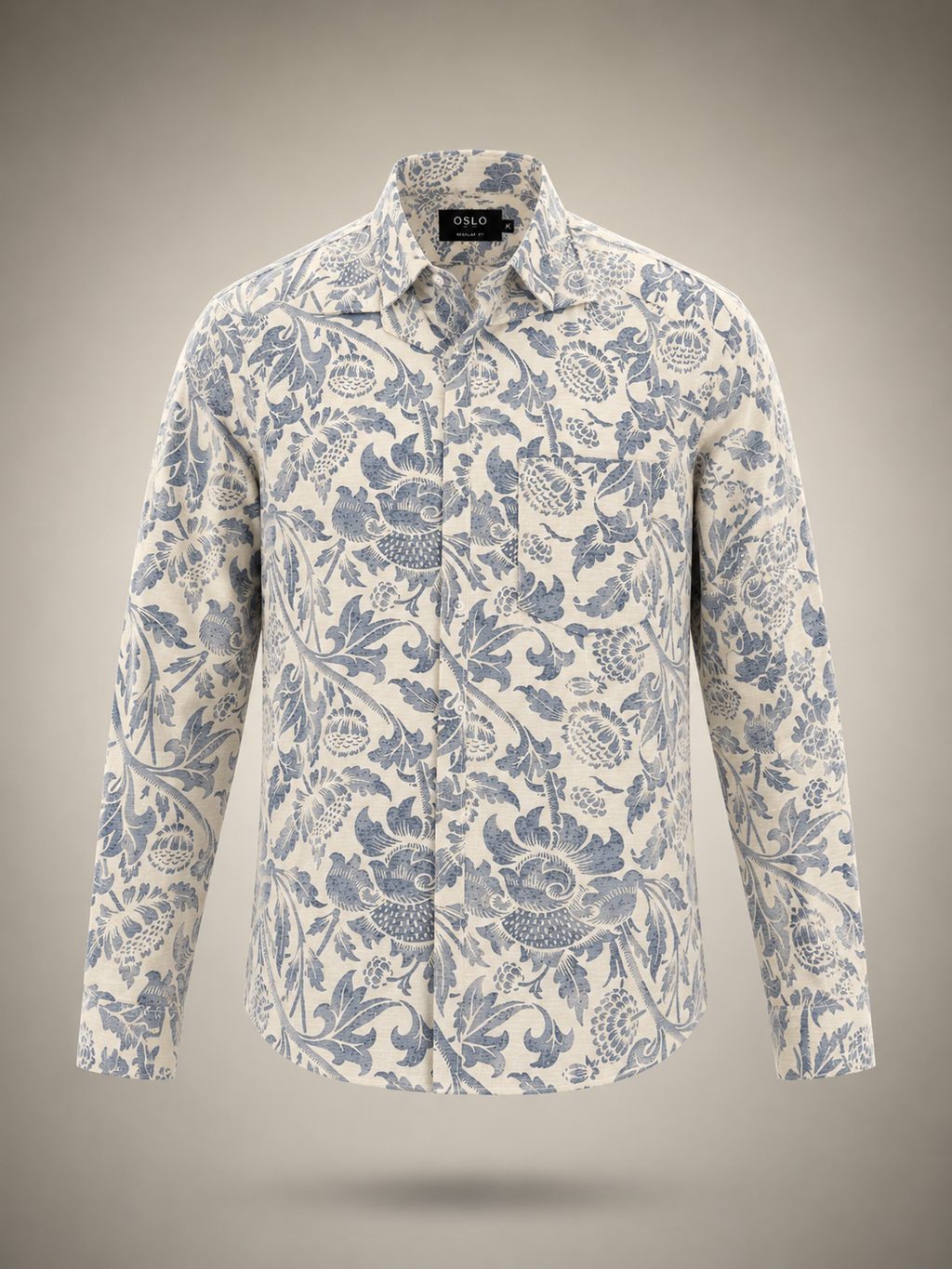 Ivory Bloom Printed Shirt